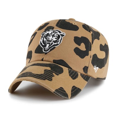  Chicago Bears '47 Women's Rosette Clean Up Adjustable Hat - Tan