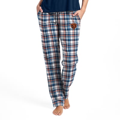  Chicago Bears Concepts Sport Women's Medley Plaid Pants - Navy