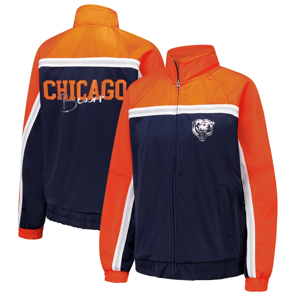 Chicago Bears G-III 4Her by Carl Banks Women's Post Game Full-Zip Track ...