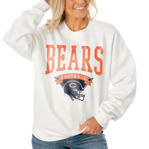 Sweatshirt Chicago Art Déco - Style Rétro Blanc Pour Fana De Windy City