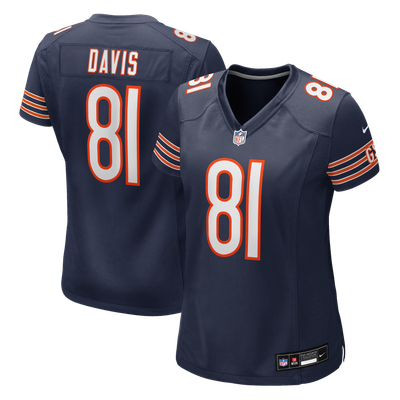 Kaden Davis Chicago Bears Nike Women's Team Game Jersey - Navy