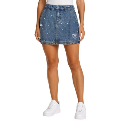 Chicago Bears Starter Women's Pearl Icon Skirt - Denim