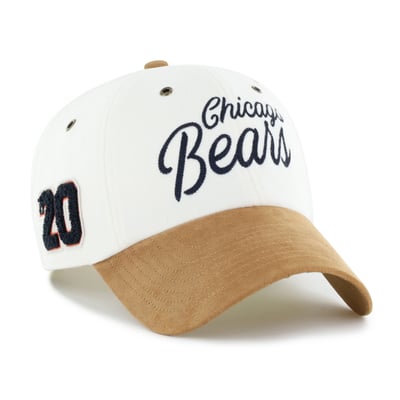 Chicago Bears Stoney Clover Lane x '47 Women's Cursive Clean Up Adjustable Hat - Cream/Tan