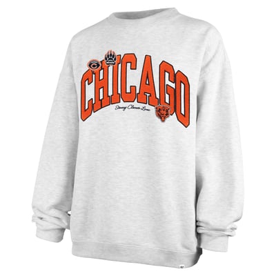 Chicago Bears Stoney Clover Lane x '47 Women's Arch Oversized Sweatshirt - Gray