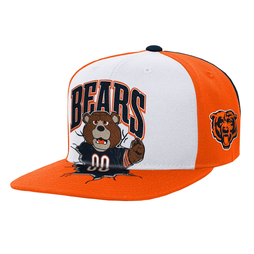 Chicago Bears Mascot Trucker Hat Chicago Bears Navy Notch Clean Up Adjustable Cap  main image 3