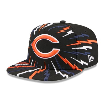 Chicago Bears New Era Youth Bolt 9FIFTY A-Frame Snapback Hat - Black