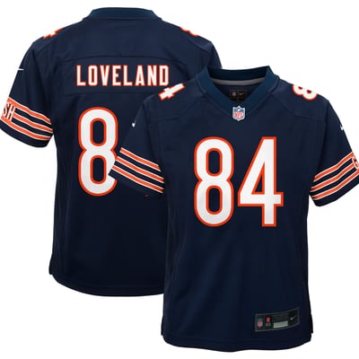 Colston Loveland Chicago Bears Nike Youth Game Jersey - Navy