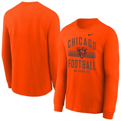 Chicago Bears Nike Youth Essential Long Sleeve T-Shirt - Orange