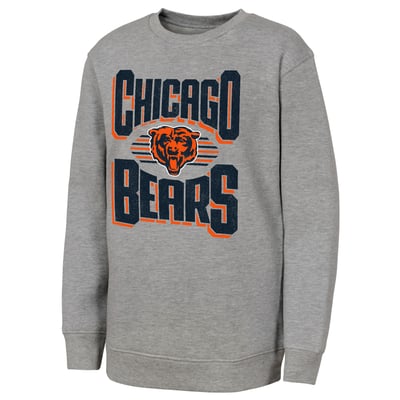 Chicago Bears Outerstuff Youth Jet Stream Sweatshirt - Gray