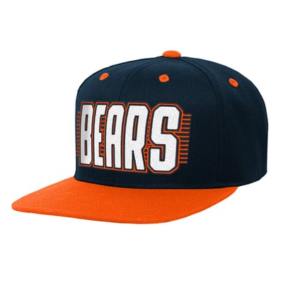 Chicago Bears Outerstuff Youth Snapback Hat - Navy/Orange