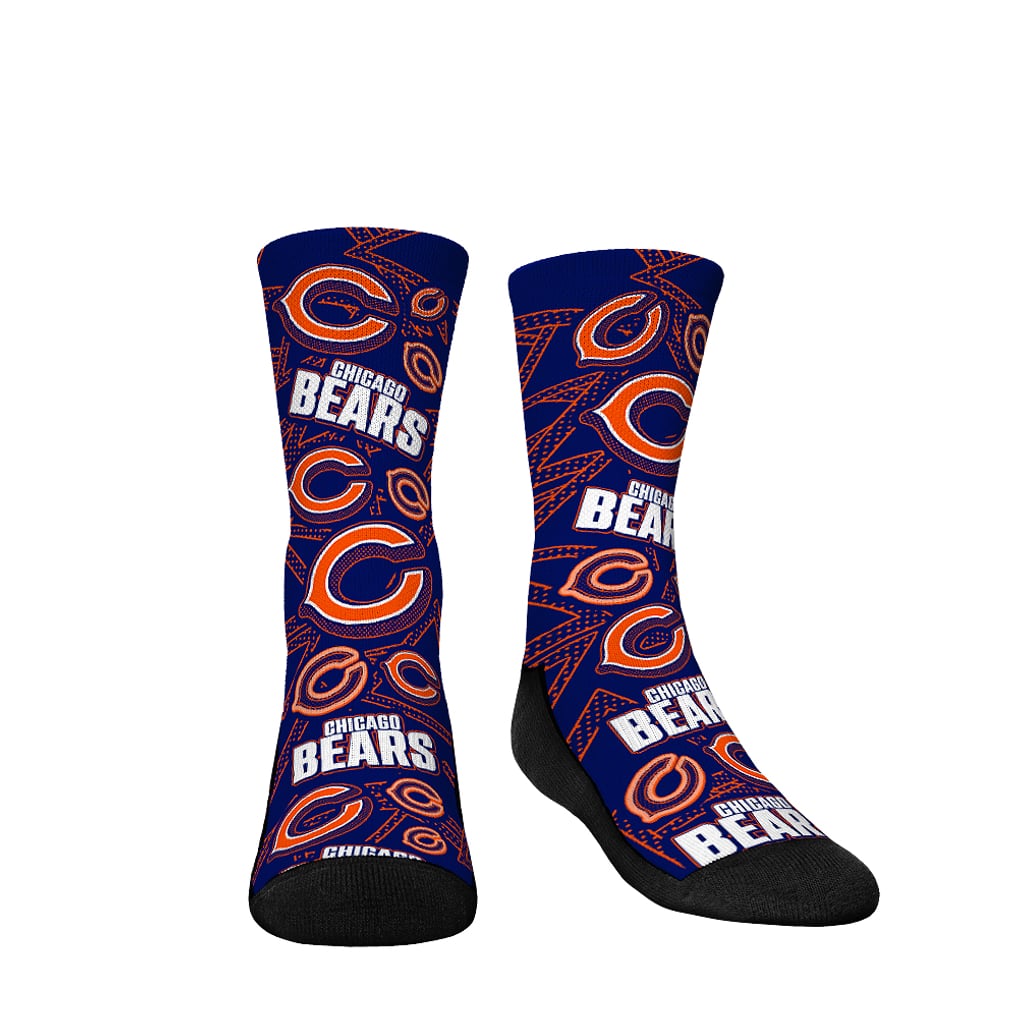 Youth Rock Em Blue Chicago Bears Game Day Two-Pack Crew Sock Set