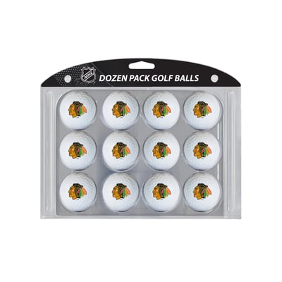 Chicago Blackhawks 12-Pack Team Golf Ball Set