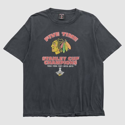 Chicago Blackhawks Antigua 2013 T-shirt - Black - 2XL by Fanatics Real Vintage