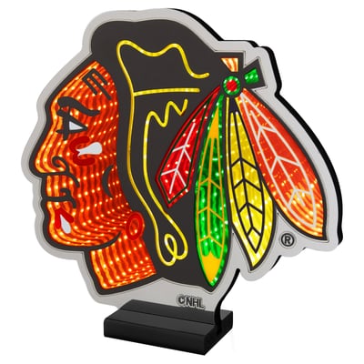 Chicago Blackhawks LED Infinity Logo Light