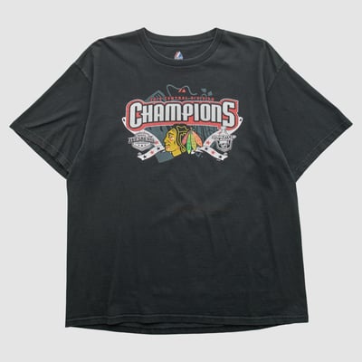 Chicago Blackhawks Majestic 2010 T-shirt - Black - 2XL by Fanatics Real Vintage