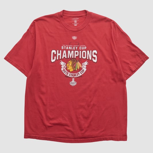 Chicago Blackhawks Old Time Hockey 2010 T-shirt - Red - 2XL by Fanatics Real Vintage