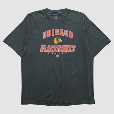 Chicago Blackhawks Old Time Hockey 2010s T-shirt - Black - 2XL by Fanatics Real Vintage