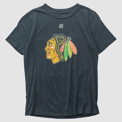 Chicago Blackhawks Reebok 2010s T-shirt - Black - L by Fanatics Real Vintage