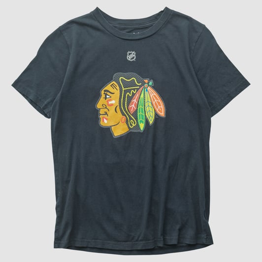 Chicago Blackhawks Reebok 2010s T-shirt - Black - L by Fanatics Real Vintage