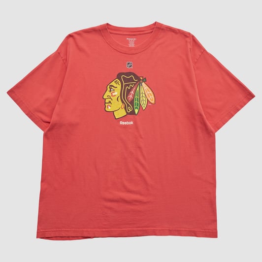 Chicago Blackhawks Reebok 2010s T-shirt - Red - XL by Fanatics Real Vintage