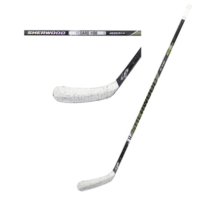 Connor Bedard Chicago Blackhawks Autographed Fanatics Authentic Game-Used Black Sherwood Stick from the 2025-26 NHL Season - NF70456704