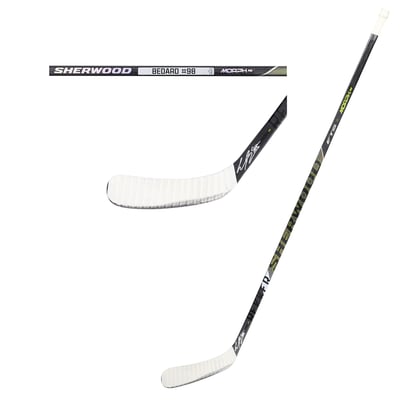 Connor Bedard Chicago Blackhawks Autographed Fanatics Authentic Game-Used Black Sherwood Stick from the 2025-26 NHL Season - NF70456711