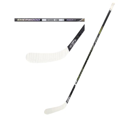 Connor Bedard Chicago Blackhawks Autographed Fanatics Authentic Game-Used Black Sherwood Stick from the 2025-26 NHL Season - NF70456712