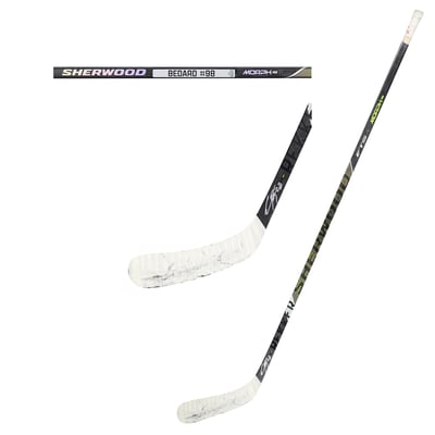 Connor Bedard Chicago Blackhawks Autographed Fanatics Authentic Game-Used Black Sherwood Stick from the 2025-26 NHL Season - NF70456714