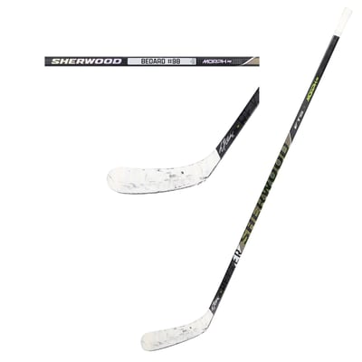 Connor Bedard Chicago Blackhawks Autographed Fanatics Authentic Game-Used Black Sherwood Stick from the 2025-26 NHL Season