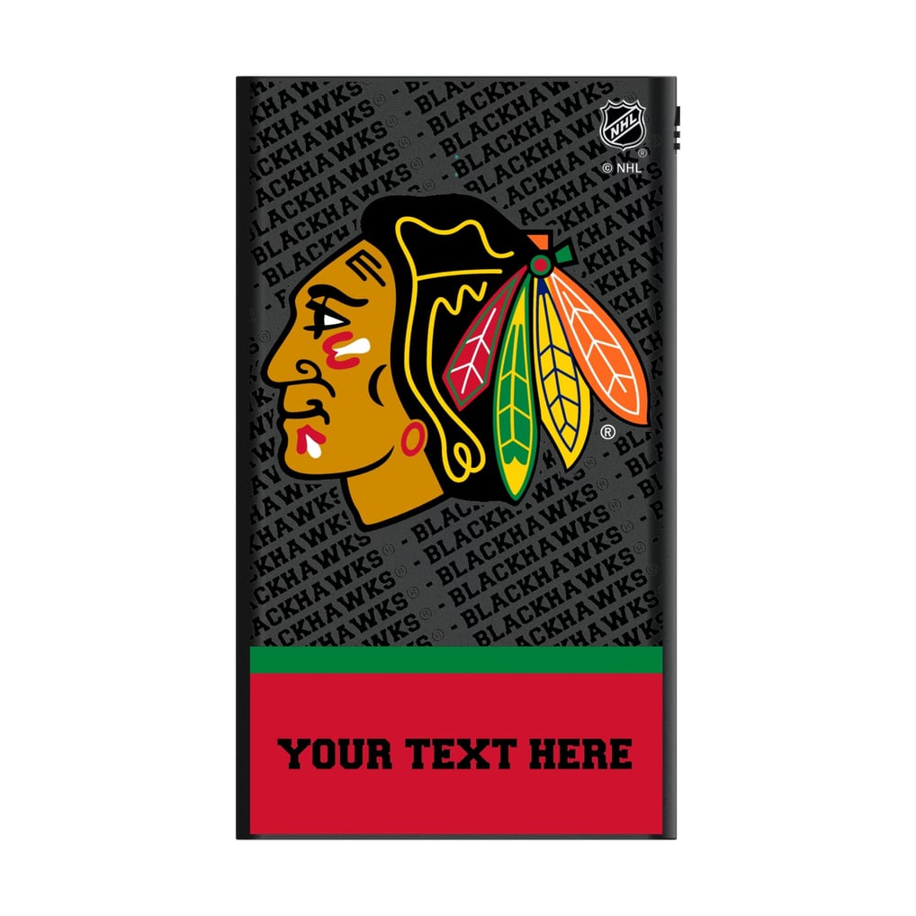 Chicago Blackhawks Keyscaper Personalized EndZone Plus 5000mAh Flat Powerbank