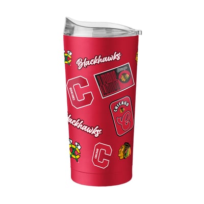  Chicago Blackhawks Logo Brands 20oz. Dreamweave Powder Coat Tumbler