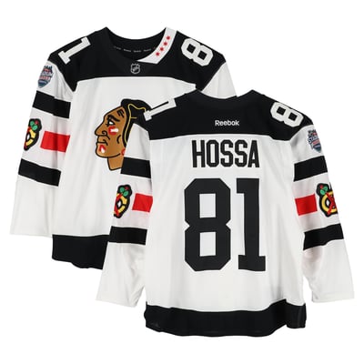 Marian Hossa Chicago Blackhawks Fanatics Authentic Player-Issued #81 White Jersey vs. Minnesota Wild on February 21, 2016 