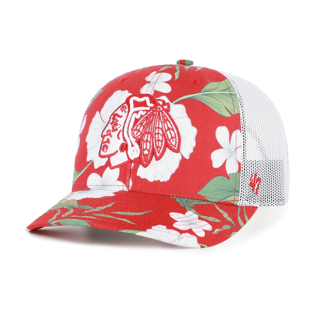  Chicago Blackhawks '47 Beach Side Adjustable Trucker Hat - Red/White