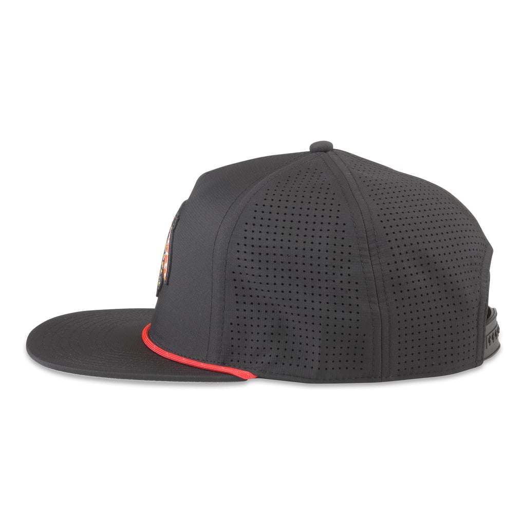  Chicago Blackhawks American Needle Buxton Pro Tech Adjustable Hat - Black