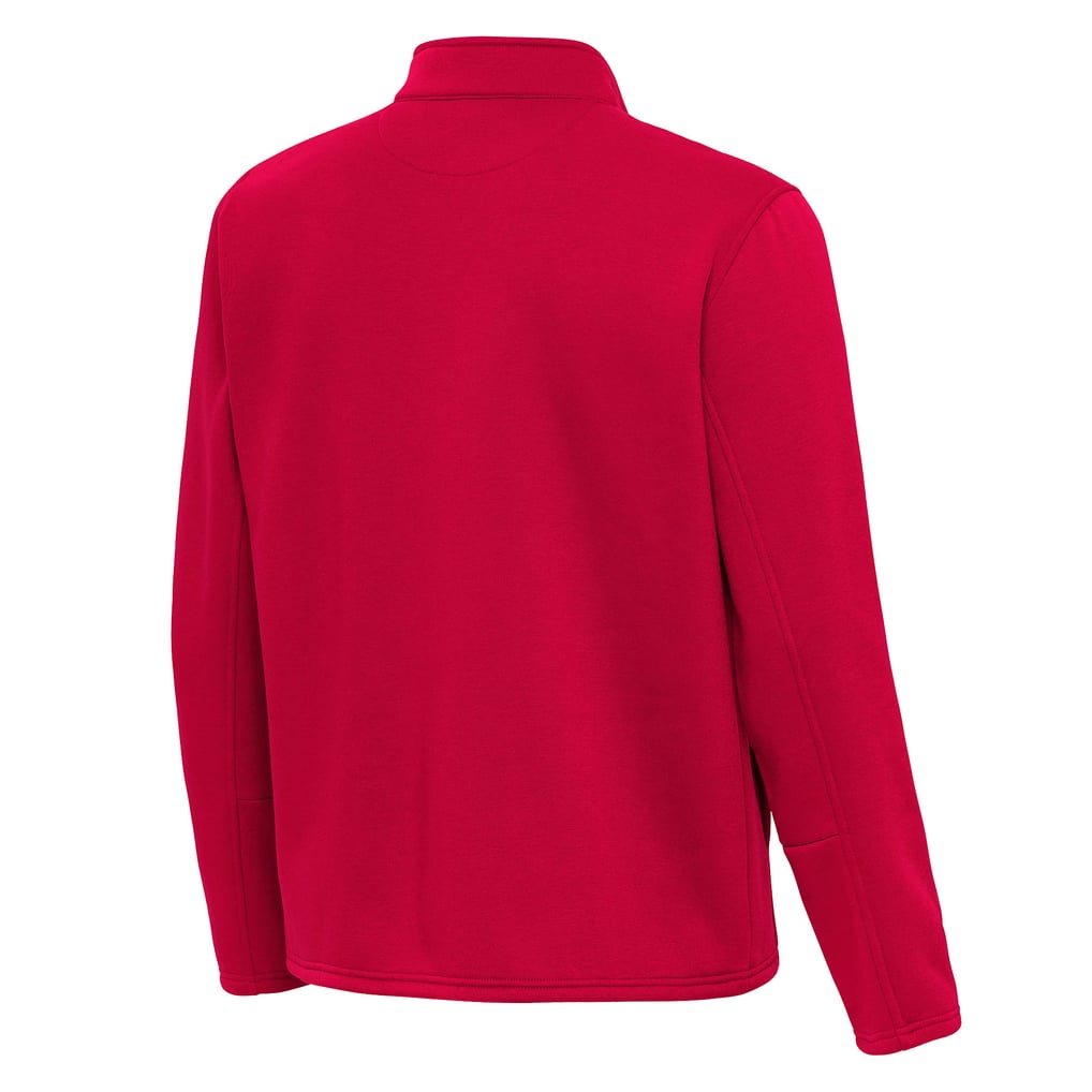 Chicago Blackhawks Antigua Twist Quarter-Zip Pullover Jacket - Red