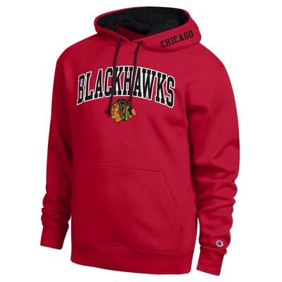 Chicago Blackhawks Champion Contrast Hoodie - Red
