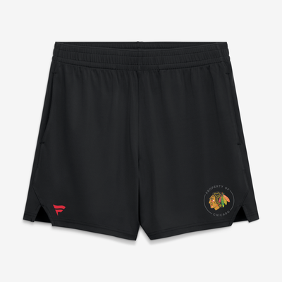 Chicago Blackhawks Fanatics Authentic Pro Training Shorts - Black