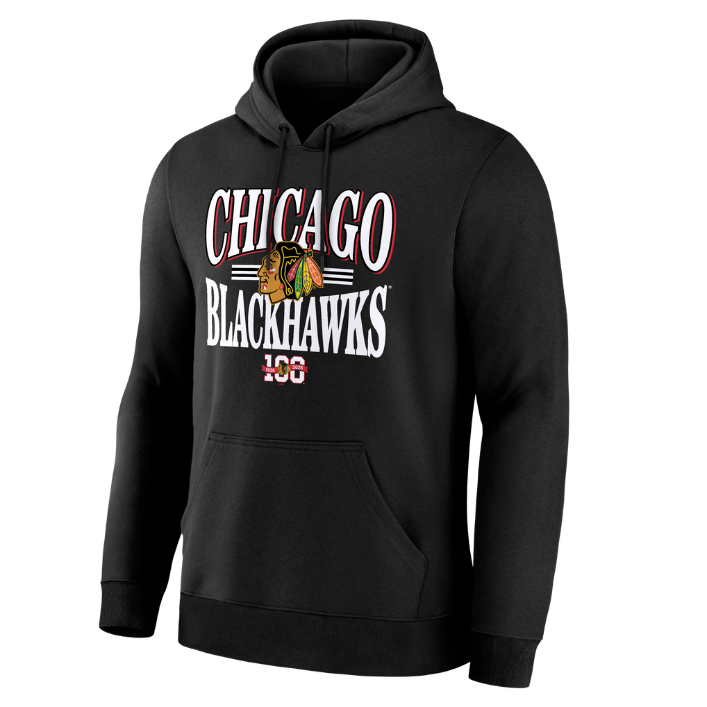 Men's Chicago Blackhawks Fanatics Black Legacy Hoodie