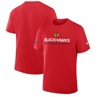Chicago Blackhawks Fanatics Authentic Pro Primary T-Shirt - Red