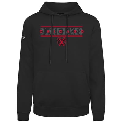Chicago Blackhawks Levelwear Night Burst Podium Hoodie - Black