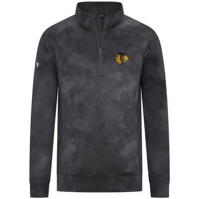  Chicago Blackhawks Levelwear Atlas Quarter-Zip Pullover - Charcoal
