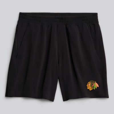 Chicago Blackhawks lululemon Pace Breaker Linerless Short 7" - Black