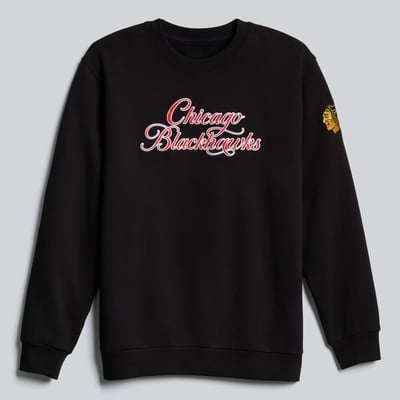 Chicago Blackhawks lululemon Steady State Crew Sweatshirt - Black