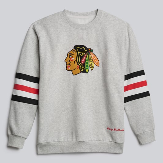 Chicago Blackhawks lululemon Steady State Crew Sweatshirt - Heathered Core Ultra Light Grey