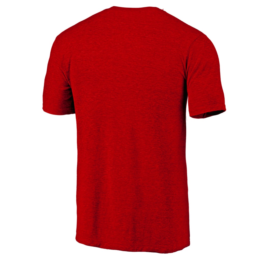  Chicago Blackhawks Distressed Tri-Blend T-Shirt - Red