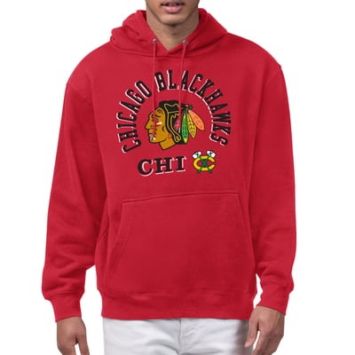 Chicago Blackhawks Starter All-Around Fan Hoodie - Red