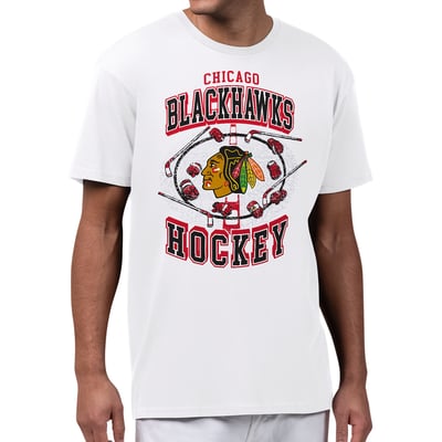 Chicago Blackhawks Starter Tilly T-Shirt - White
