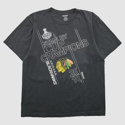 Stanley Cup Reebok 2010 T-shirt - Black - M by Fanatics Real Vintage