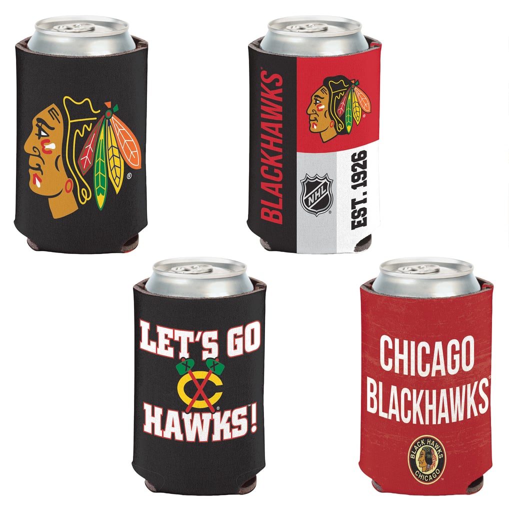 Chicago Blackhawks WinCraft 4-Pack 12oz. Can Cooler Set