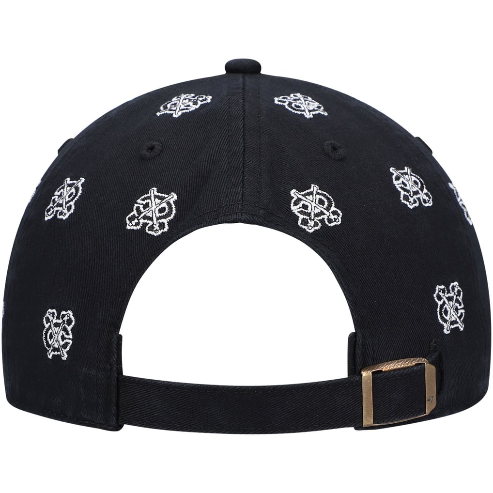 Chicago Blackhawks '47 Women's Confetti Clean Up Adjustable Hat - Black